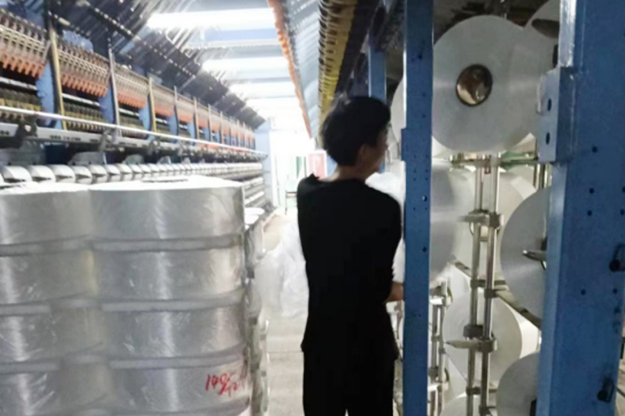 Зона подвешивания производственной проволоки DTY