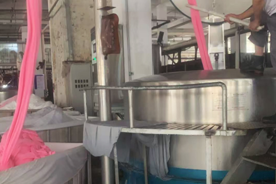 Красильная фабрика, производство-полуфабрикат, зона обезвоживания