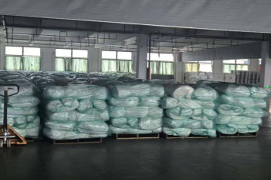 Цех производства и доставки серой ткани