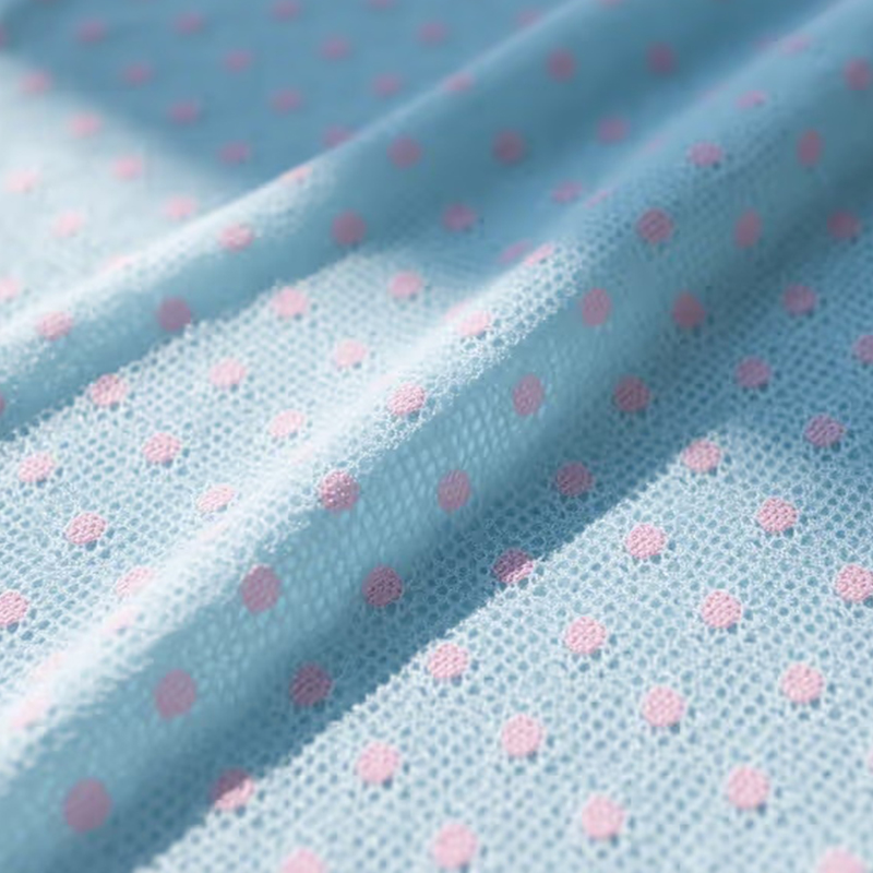 Ткань «Птичий глаз» в точечную сетку