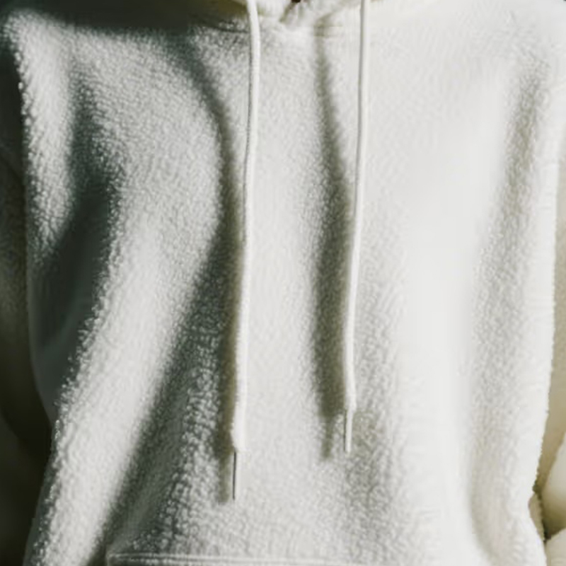 Ткань для толстовки с имитацией хлопка и против морщин