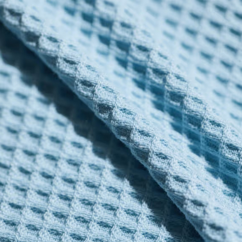 Комфортные ткани вафельного трикотажа